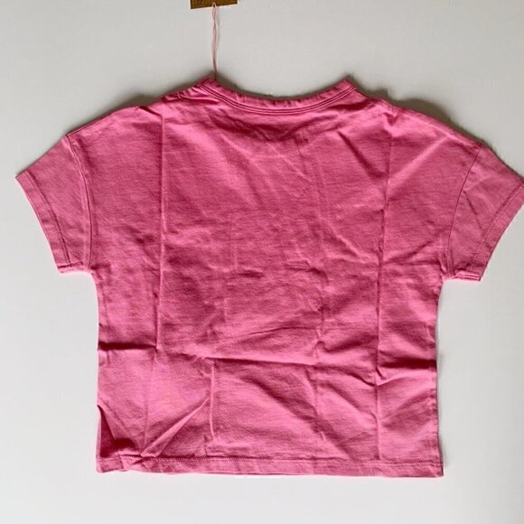 NWT Mini Boden Floral Power Applique Flutter Slogan T-shirt for Girls - Picture 3 of 8